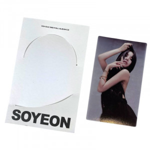 Прозрачная карта официальная Соён Soyeon Б/У L192008